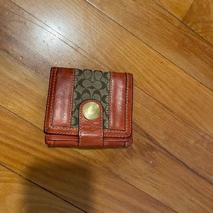 Coach wallet - orange